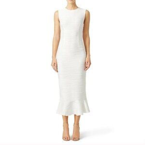 Opening Ceremony Lotus Flutter Dress Sleeveless Midi Fit N Flare Size Small